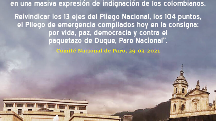 PARO NACIONAL CONTRA EL PAQUETAZO DE DUQUE