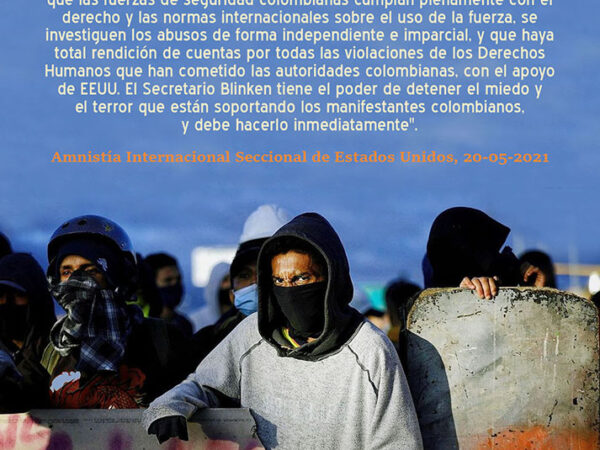 EEUU FOMENTA CICLOS INCESANTES DE VIOLENCIA CONTRA EL PUEBLO COLOMBIANO