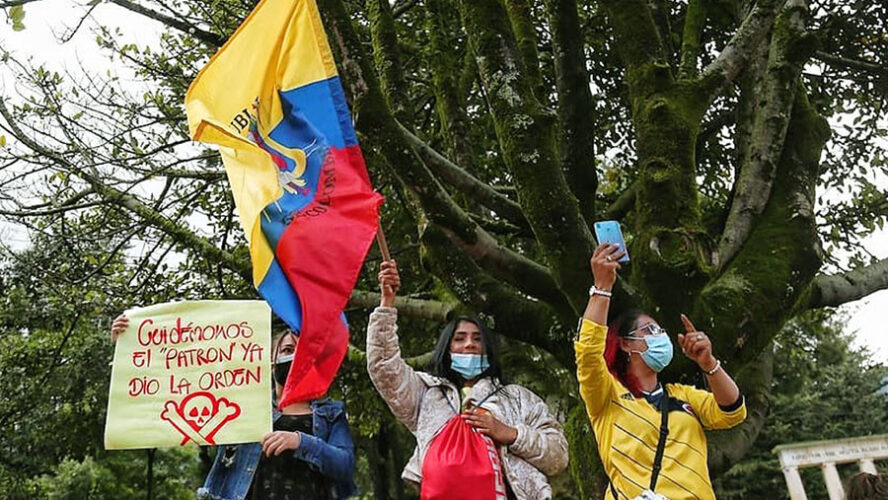 URIBE OTRA VEZ ORDENÓ DISPARAR CONTRA LA PROTESTA SOCIAL