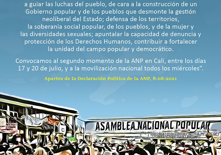 EL PUEBLO COLOMBIANO DEMANDA LA CAÍDA DEL RÉGIMEN GENOCIDA