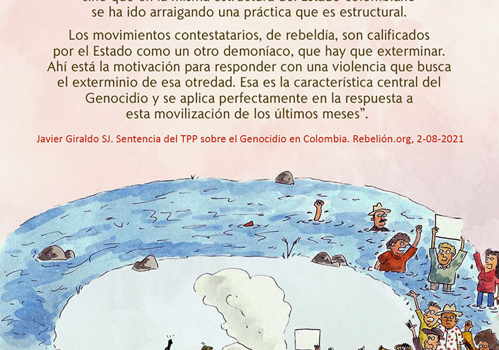 EL GENOCIDIO EN COLOMBIA ES CONTINUADO Y ESTRUCTURAL