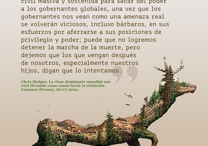 REBELIÓN ANTE LA EXTINCIÓN