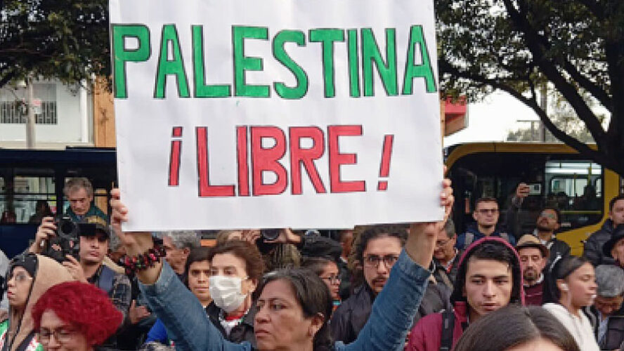 COLOMBIA RECHAZA GENOCIDIO DEL PUEBLO PALESTINO