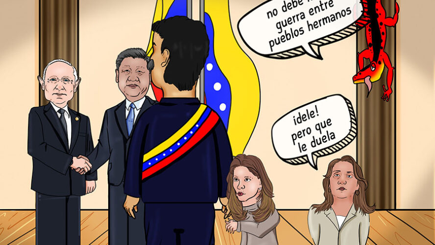 NO A LA GUERRA ENTRE COLOMBIA Y VENEZUELA