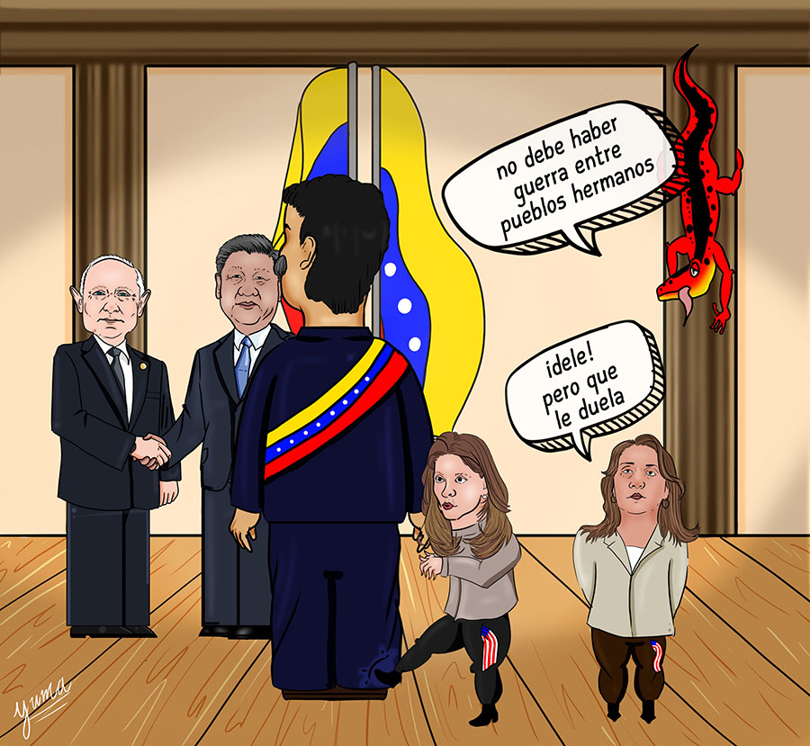 NO A LA GUERRA ENTRE COLOMBIA Y VENEZUELA