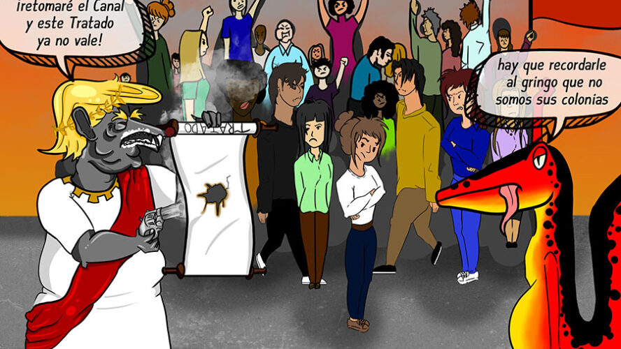 TRUMP EL EMPERADOR AMENAZA A PANAMÁ