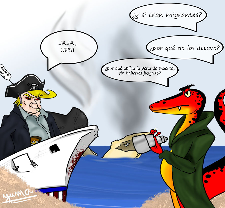 TRUMP EL PIRATA QUE VINO DE GAZA AL CARIBE