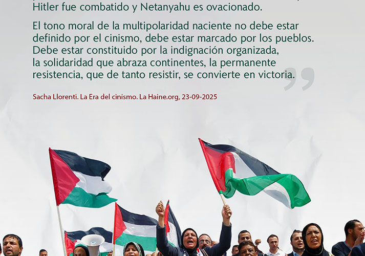 LUCHA DE LOS PUEBLOS CONTRA LA ERA DEL CINISMO