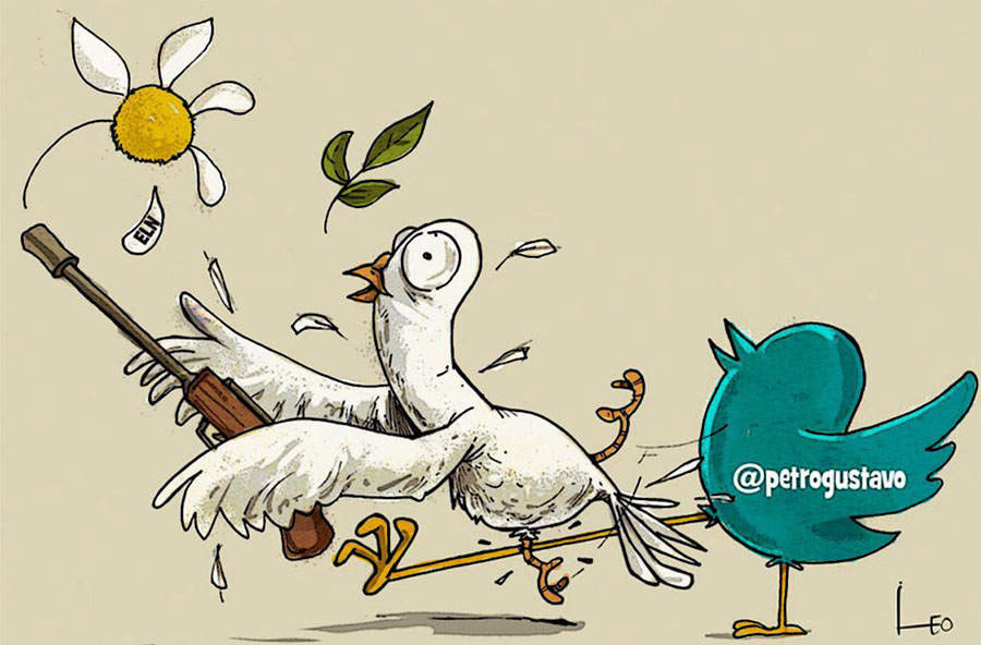 PETRO RECORRE LOS PASOS DE URIBE Y VA MÁS ALLÁ