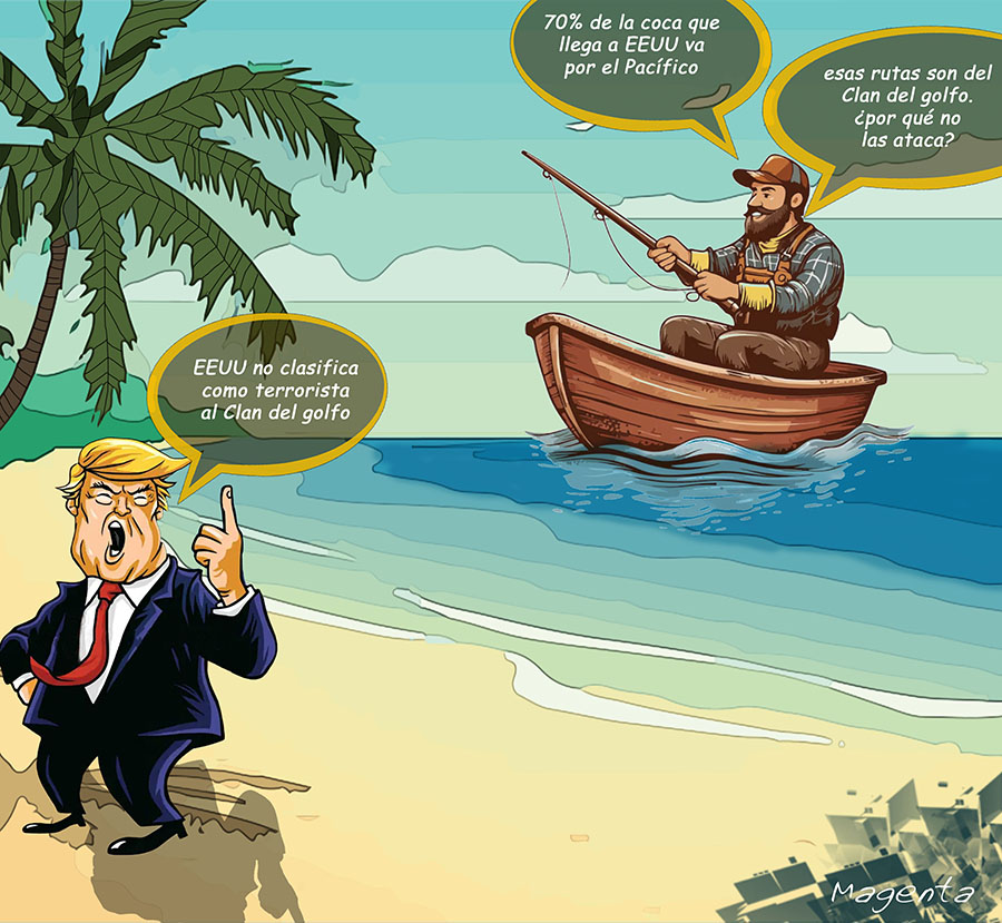 TRUMP Y CLAN DEL GOLFO: ALIADOS