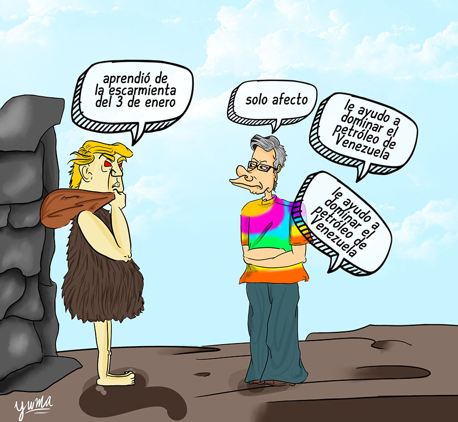 PETRO COINCIDE CON TRUMP