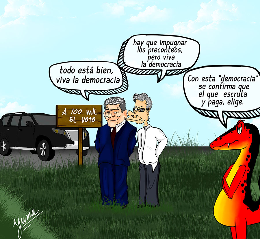 QUIEN ESCRUTA Y PAGA, ELIGE