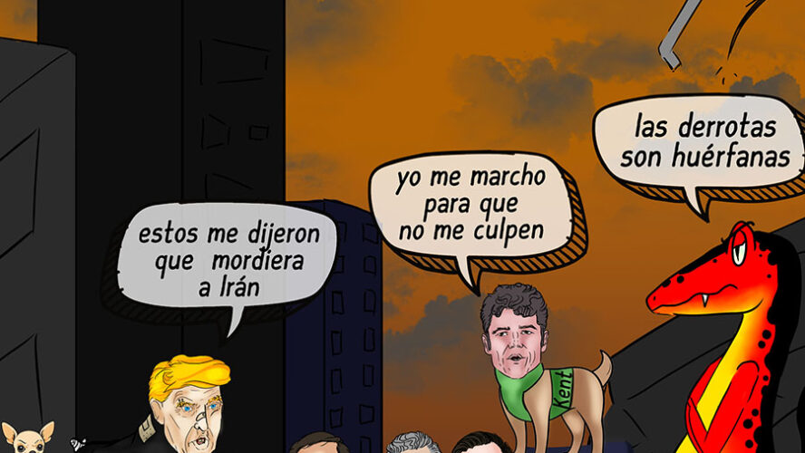 TRUMP DICE QUE NO DECIDIÓ IR A LA GUERRA