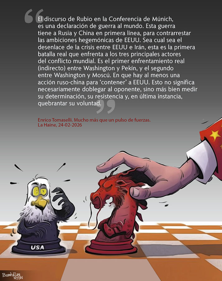 IRÁN, RUSIA Y CHINA CONTRA EEUU