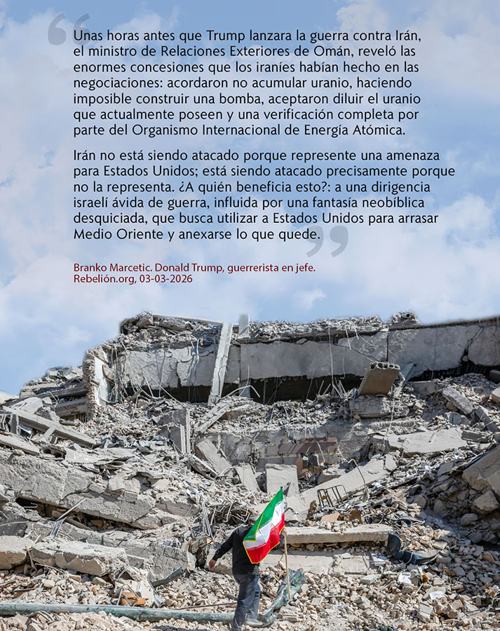 ¿A QUIÉN BENEFICIA LA GUERRA CONTRA IRÁN?