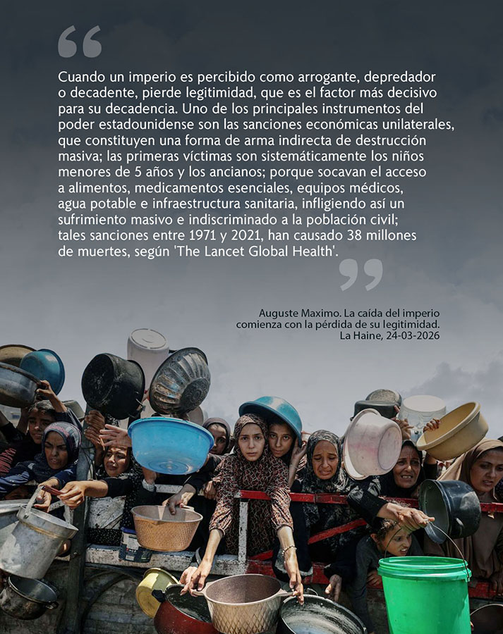 LAS SANCIONES ECONÓMICAS, UN ARMA DE DESTRUCCIÓN MASIVA