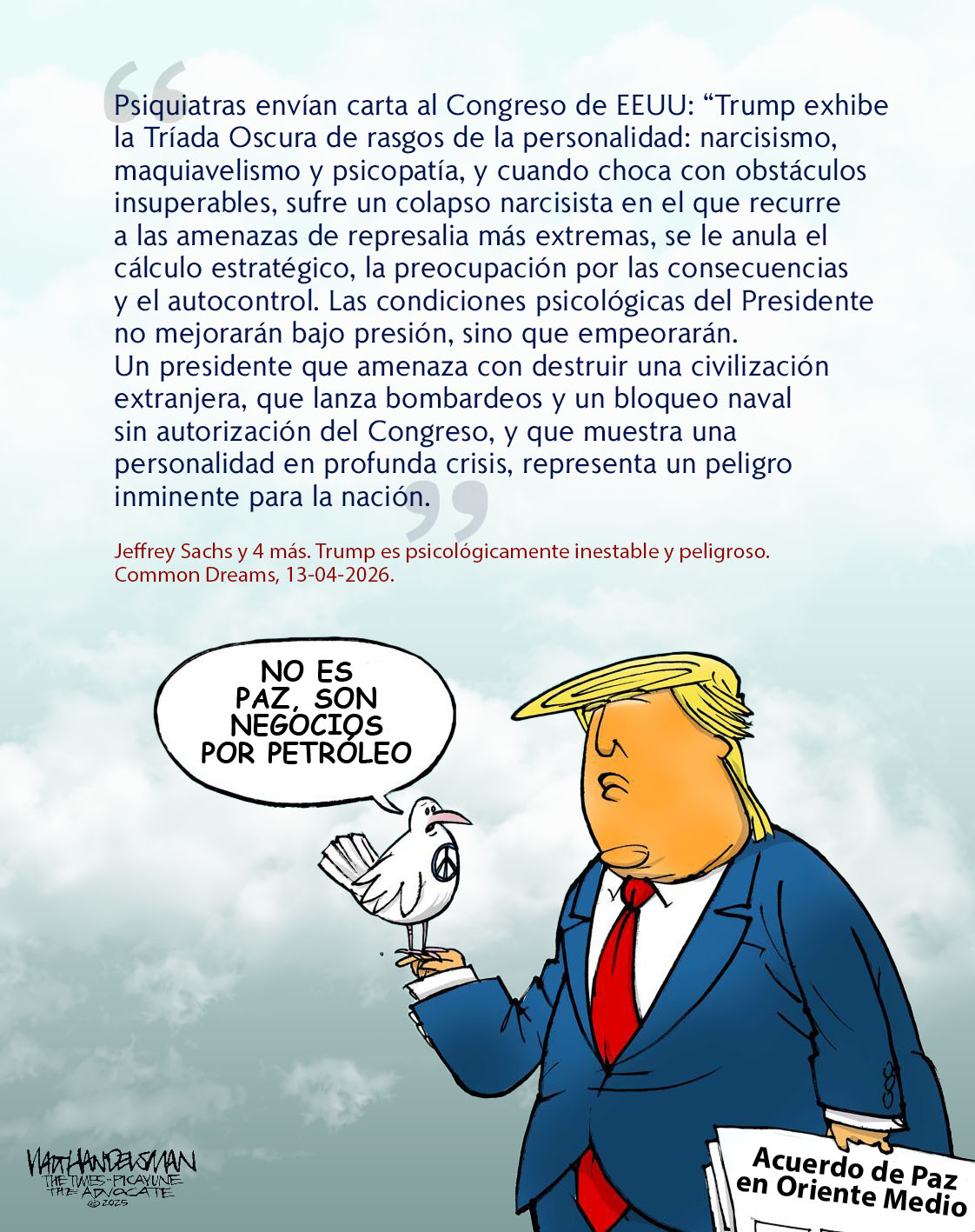 TRUMP ES UN PELIGRO HASTA PARA EEUU