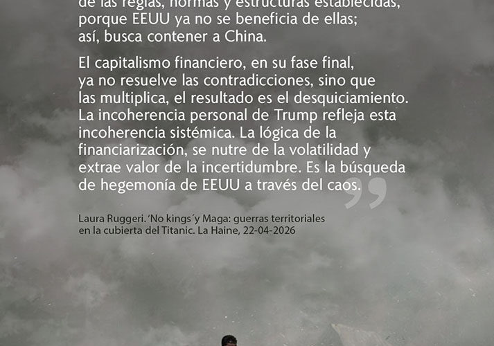 EEUU CREA CAOS INTENTANDO SUPERVIVIR